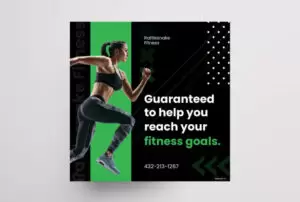 Fitness Personal Trainer Free Instagram PSD Banner