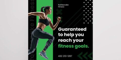 Fitness Personal Trainer Free Instagram PSD Banner