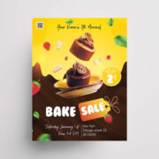 Bake Sale Free Flyer Template (PSD)