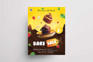Bake Sale Free Flyer Template (PSD)