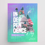 Independence Party Day Free Flyer Template (PSD)