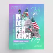 Independence Party Day Free Flyer Template (PSD)