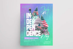 Independence Party Day Free Flyer Template (PSD)