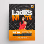 Ladies Night Out Free Flyer Template (PSD)