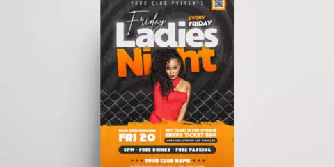Ladies Night Out Free Flyer Template (PSD)