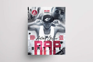 Rap & Hip Hop Battle Free Flyer Template (PSD)