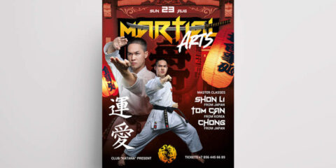 Martial Arts Free Flyer Template (PSD)
