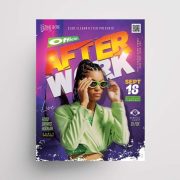 After Work Party Free Flyer Template (PSD)