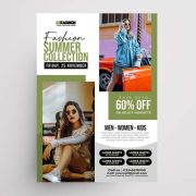 Clothing Sales Free Flyer Template (PSD)
