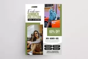 Clothing Sales Free Flyer Template (PSD)