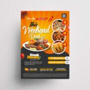 Food Menu Ad Free Flyer Template (PSD)