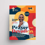 Prayer Devotion Free PSD Flyer Template