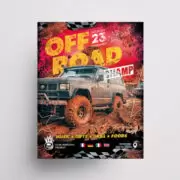 Racing Car Show Free Flyer Template (PSD)