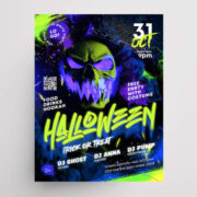 The Halloween Party Free PSD Flyer Template