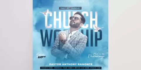 Free Church Event Flyer Template (PSD)