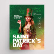 Free St. Patrick's Party Night Flyer Template (PSD)