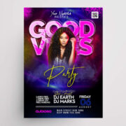 Free Ladies Night Club Party Flyer Template (PSD)