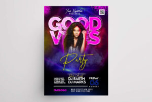 Free Ladies Night Club Party Flyer Template (PSD)