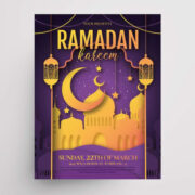 Free Ramadan Kareem Flyer Template (PSD)