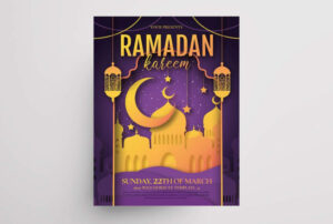 Free Ramadan Kareem Flyer Template (PSD)