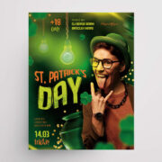 Free St. Patrick’s Day Event Flyer Template (PSD)