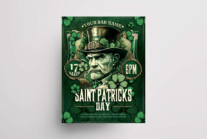 Free St. Patrick's Day Party Flyer Template (PSD)