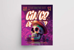 Cinco de Mayo Free PSD Flyer Template