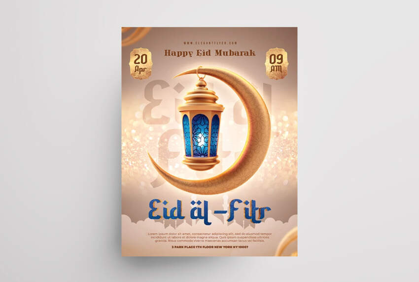 Eid Al-Fitr Free Flyer Template (PSD)